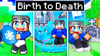 BIRTH TO DEATH of an ICE DRAGON in Minecraft [upl. by Fenella]