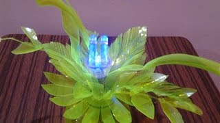 Best Out of Waste Plastic Mini Decorative lamp [upl. by Adamok415]