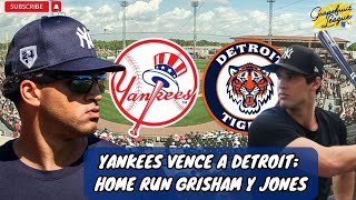 YANKEES tiene GRAN primer triunfo en Spring Training  Home Runs de Spencer Jones amp Trent Grisham [upl. by Gwenora264]