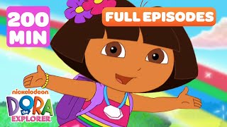 Dora FULL EPISODES Marathon ➡️  7 Full Episodes  200 Minutes  Dora the Explorer [upl. by Irak]