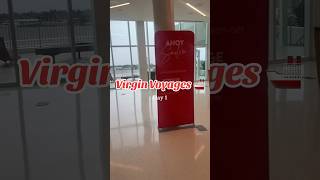 Virgin Voyages Cruise Day 1 pt1 vlog cruise virginvoyages tiktok fyp cruiselife cruiseship [upl. by Elyse]