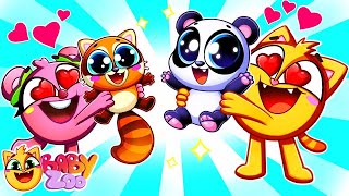 ¿Quién es este pequeño bebé 🦊  Canciones divertidas para niños 😻🐨🐰🦁 y rimas infantiles de Baby Zoo [upl. by Ahsenod339]