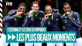 Les plus beaux moments olympiques de lescrime française [upl. by Ahseinad]