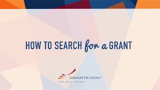 Intro to Grantsgov  How to Search for a Federal Grant [upl. by Dorian222]