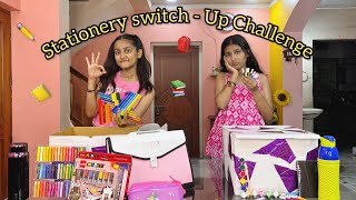 Stationery Switch  Up Challenge with My Sister Khushboo [upl. by Fletcher971]