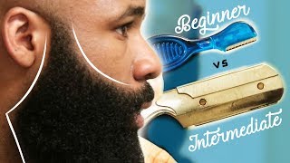 Easiest Way To Line Up Your Beard  Beginners Guide To A PERFECT Edge Up 😌👍🏼 [upl. by Naillimixam]