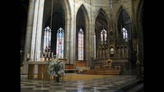 St Vitus Cathedral  Prague  Windows with stained glass [upl. by Anela]