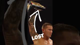 How did Randy Orton lose his wwe championship wwe randyorton [upl. by Enovahs835]