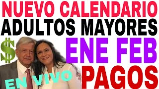 💯NUEVO CALENDARIO PAGOS🙏 2024 ADULTOS MAYORES DIC ENE FEB PENSIÓN BIENESTAR💥 [upl. by Ashbey461]