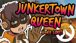 All Junkertown Queen Voice Lines【Overwatch】 [upl. by Oiramaj877]