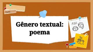 Gênero textual Poema [upl. by Chester]