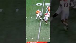 Longhorn QB Quinn Ewers gets rocked [upl. by Llehsyar]