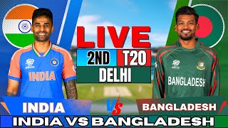 🔴 Live India vs Bangladesh 2nd T20 Live Match Score amp Commentary  IND vs BAN Live match Today [upl. by Haon864]