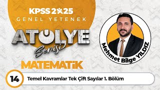 14  Temel Kavramlar Tek Çift Sayılar 1 Bölüm  Mehmet Bilge YILDIZ [upl. by Submuloc]