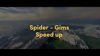 Spider  Gims  Speed up and Reverb [upl. by Emilee]