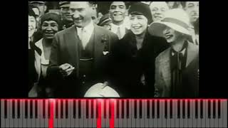 Sakarya Marşı Piyano Mustafa Kemal Nightcore Tsk Armoni Mızıkası 2009 2010 [upl. by Darken]