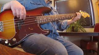 Lawyers in Love Jackson Browne Bass cover [upl. by Greyso354]