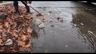 Draining Flooded Streets and Clearing Blocked Drains In My Neighborhood [upl. by Douglass]