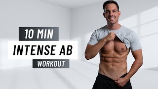 10 MIN INTENSE AB WORKOUT  Six Pack Abs At Home No Equipment [upl. by Hisbe]