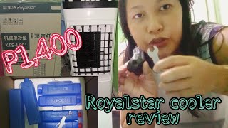 Royalstar air cooler review how to setup air cooler [upl. by Orna]