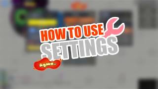 Agmaio Tutorial 11  Settings and adjustments infinite zoom dark theme [upl. by Nehpets]