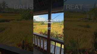 Bali Silent Retreat mini Vlog minivlog bali travelvlog indonesia balisilentretreat [upl. by Etnod]