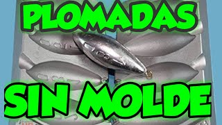 como hacer PLOMADAS de PESCA SIN MOLDE  ENTRA Y APRENDE ☑️ [upl. by Justine513]