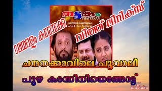 Chandana Kavile Poovali Karaoke With Lyrics [upl. by Asillam]