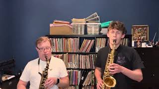 The Jazz Police  Gordon Goodwin Alto Saxophone Duet [upl. by Nnayr687]