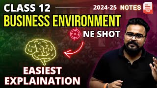 BUSINESS ENVIRONMENT class 12 ONE SHOT business studies  Chapter 3 business  GAURAV JAIN [upl. by Eisak327]