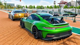 Porsche 911 GT3 RS amp Nissan GTR R35  Car Parking Multiplayer 2  Android Gameplay [upl. by Ulla885]