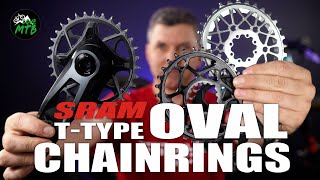 OVAL Chainrings for SRAM Eagle TType Transmission 12 Speed AXS X0 XX XX SL GX SX [upl. by Archambault]