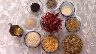 Sambar Powder Recipe  Sambar Powder  Sambar Powder recipe in Telugu  Sambar Podi [upl. by Oirasec137]