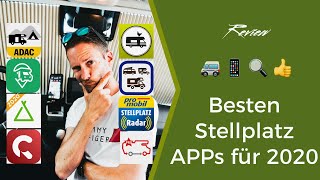 Wohnmobil Stellplatz App Test  das sind meine Favoriten 2020 [upl. by Aneez888]