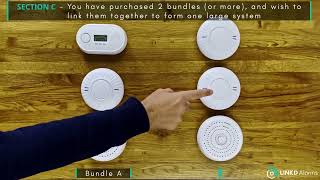 LINKD Alarms  Setup Guide  Interlinked Smoke Heat amp Carbon Monoxide Detectors [upl. by Newton620]