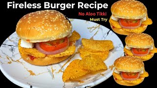 Fireless Burger Unique Fireless Cooking Recipe Fireless Cooking Recipe for Competition [upl. by Lori]