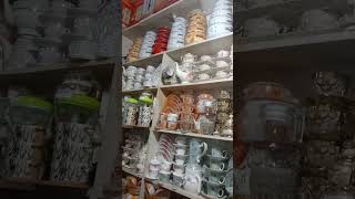 Kohat Bazar ma crockery ki window shopping [upl. by Rihat]