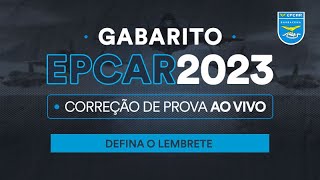 Gabarito EPCAR 2023 Correção de Prova ao Vivo [upl. by Yeroc522]