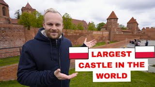 We went to the LARGEST Castle in the World Malbork Castle Poland  Vlog [upl. by Lessur]