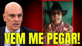 MESMO FORAGIDO ROQUE SALDANHA GRAVA NOVO VÍDEO DESAFIANDO ALEXANDRE DE MORAES [upl. by Fawna765]