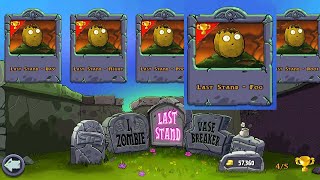 PLANTS VS ZOMBIES  LAST STAND FOG  PUZZLE  gameplay [upl. by Yentirb]