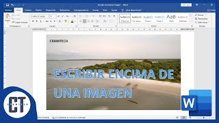 Como ESCRIBIR ENCIMA de una IMAGEN en Word [upl. by Clareta472]