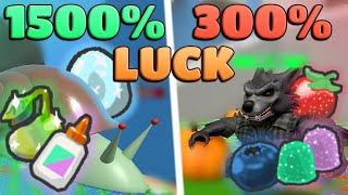 1500 vs 300 Loot Luck  Bee Swarm Simulator [upl. by Donavon308]