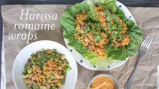 Harissa Tahini Romaine Wraps [upl. by Annoerb]