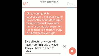 neglected Izuku Aizawa part 1 text chat [upl. by Obara831]