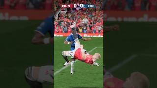 Garnacho’s bicycle kick vs Everton but in FC24 😱 eafc eafc24 fc24 fut football shorts [upl. by Retrac]