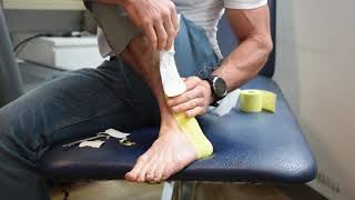 Peroneal Tendinopathy Kinesiology Taping Technique [upl. by Yznyl29]