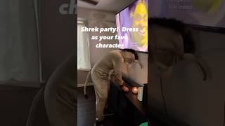 Shrek Theme Costume Party shrekparty shrek donkey costumes halloweenparty [upl. by Hilario]