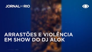 Arrastões e violência em show do DJ Alok [upl. by Cia]