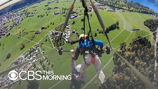 Man recounts hang glider close call quotI probably had 5 seconds left in mequot [upl. by Lazarus]